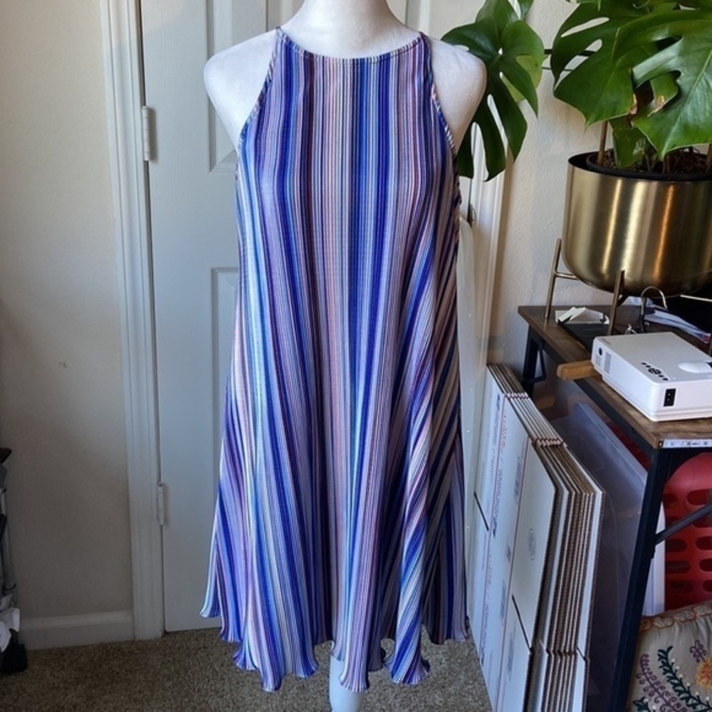 Dear Apple Striped Multi-Color Dress